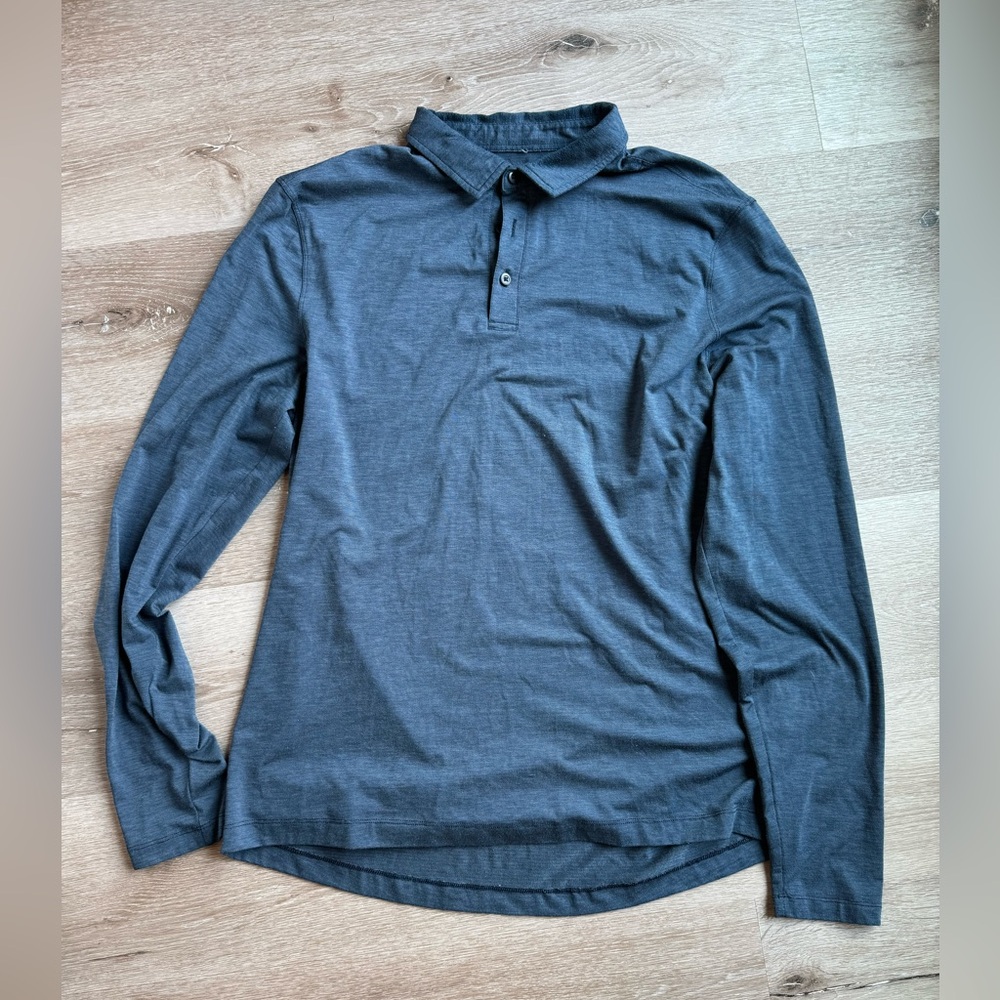 Mens Lululemon Long Sleeve Polo.